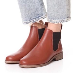 Madewell Ainsley Boots in Vintage Redwood